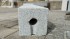 Wasserentnahme-Säule mit Walmdach Granit grau G603