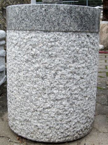 Hocker oder Beistelltisch Granit grau